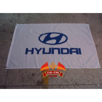 HYUNDAI car racing team flag HYUNDAI car club banner 90*150CM 100% polyster